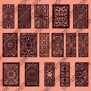 Best panels patterns design files - EPS AI SVG DXF CDR