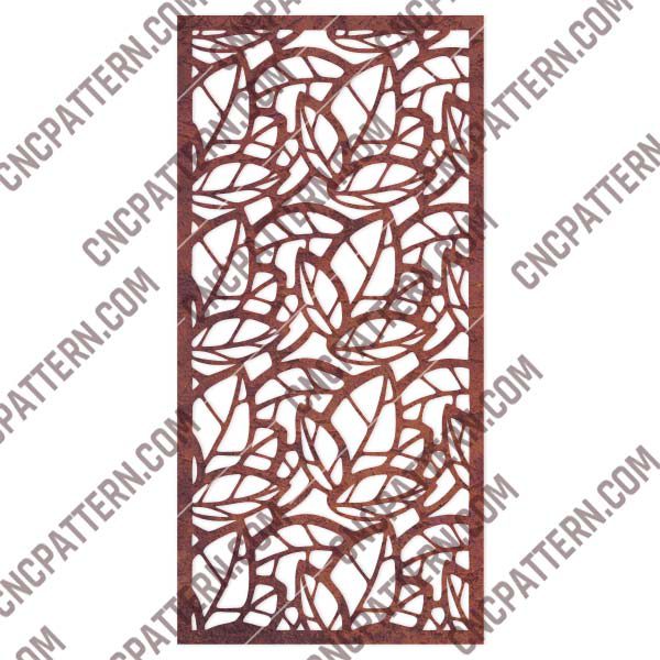 Pattern panel screen Design files - EPS AI SVG DXF CDR