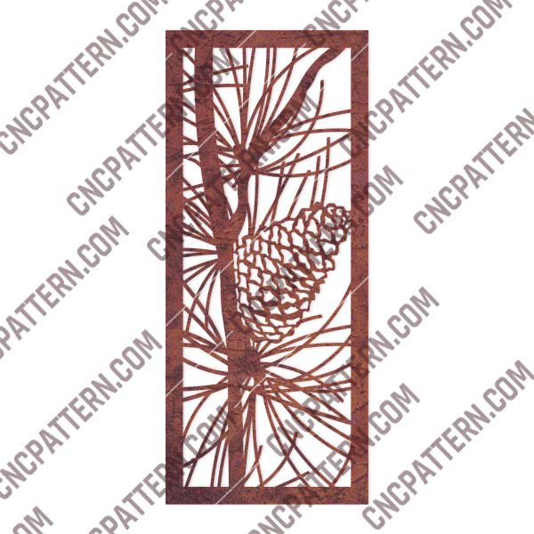 Panel Pattern Decorative DXF SVG CDR EPS PNG AI P093