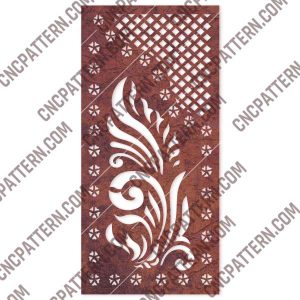 Pattern panel screen Design files - EPS AI SVG DXF CDR R00145