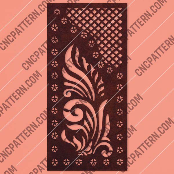 Pattern panel screen Design files - EPS AI SVG DXF CDR R00145