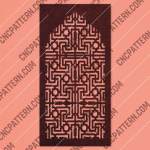 Pattern panel screen Design files - EPS AI SVG DXF CDR R00152