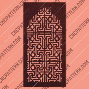 Pattern panel screen Design files - EPS AI SVG DXF CDR R00152