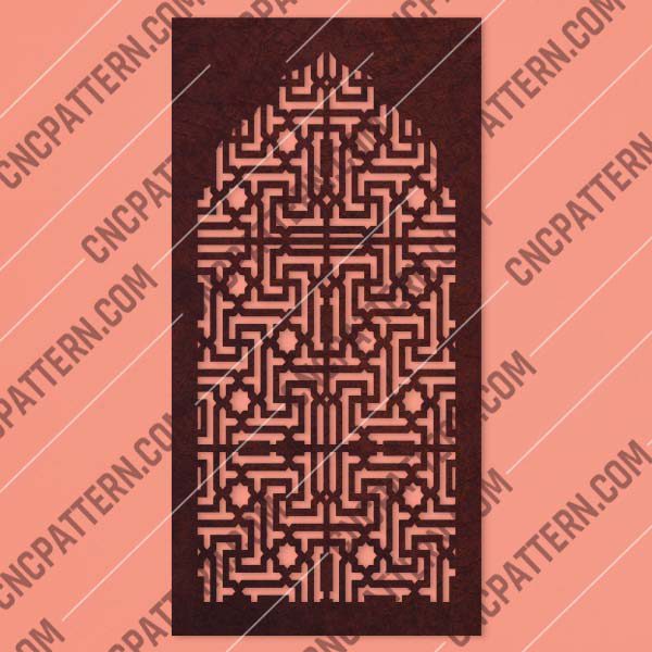 Pattern panel screen Design files - EPS AI SVG DXF CDR R00152