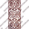 Pattern panel screen Design files - EPS AI SVG DXF CDR R00136