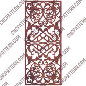 Pattern panel screen Design files - EPS AI SVG DXF CDR R00136