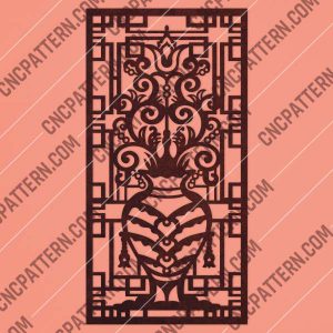 Pattern panel screen Design files - EPS AI SVG DXF CDR R00140