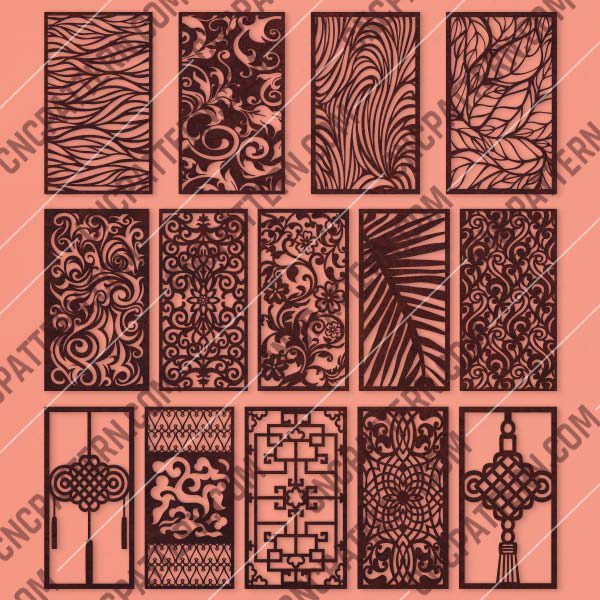 Panels Patterns And Scenes Decorative DXF SVG CDR EPS PNG AI P057