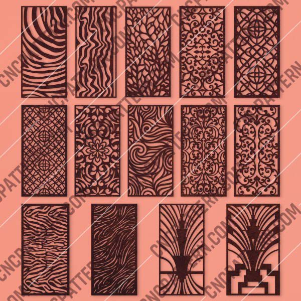 Panels Patterns And Scenes Decorative DXF SVG CDR EPS PNG AI P058