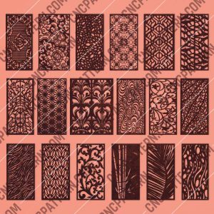 Panels Patterns And Scenes Decorative DXF SVG CDR EPS PNG AI P0218