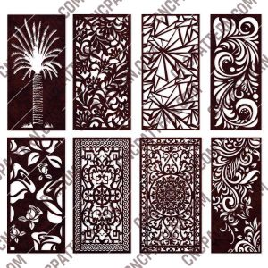 Panels Patterns Decorative DXF SVG CDR EPS PNG AI P005