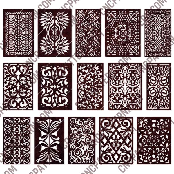 Decorative picture Model Vector Laser Cutting or CNC file dxf svg cdr 