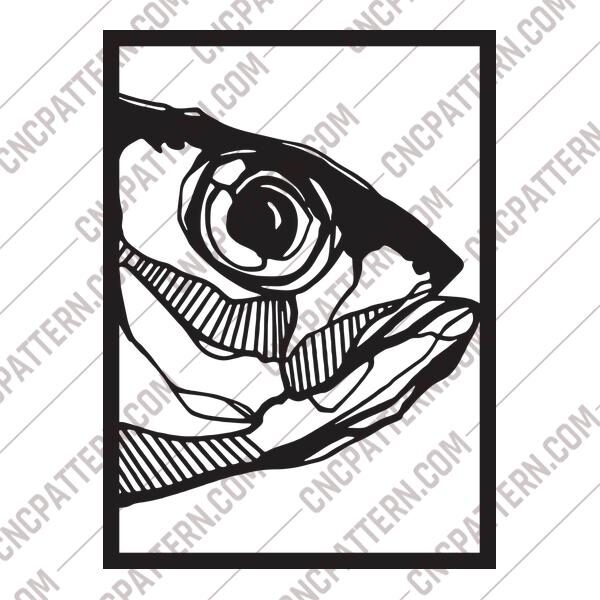 Fish Wall Decor DXF Files